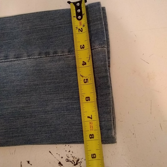 TWENTY-X Jeans Pants Blue Floral Embellishment Pockets Bootcut Size 5/6 - Picture 8 of 10